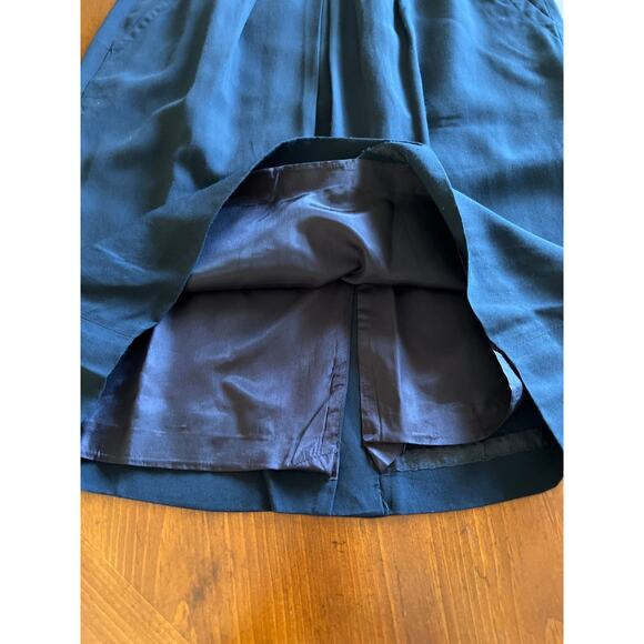 Liz Claiborne Collection Vintage Navy Blue Skirt Office Work Dressy Classic - Picture 6 of 8